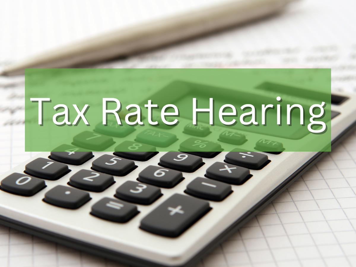 Tax hearing bg